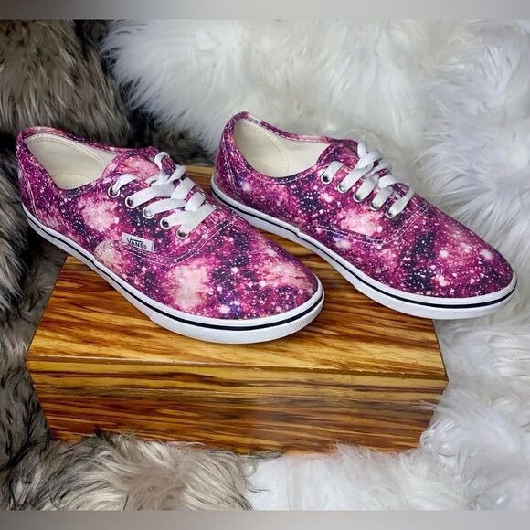 Women's Vans Authentic size 6.5 Cosmic Tie Dye Low Top Lace Up Canvas Shoes - Picture 3 of 9